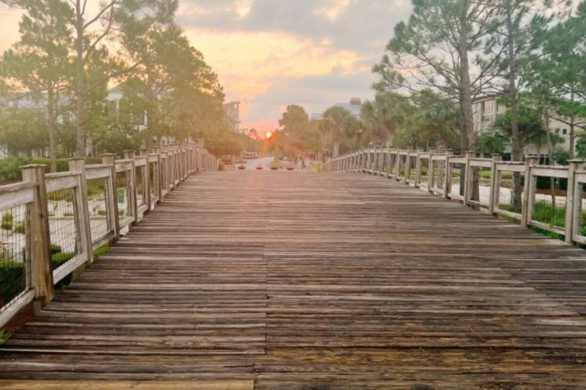 Watching the world wake up by the beach