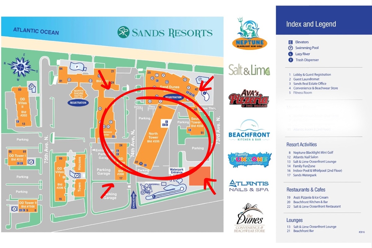 Conveniently attached to the parking garage for easy parking and condo access