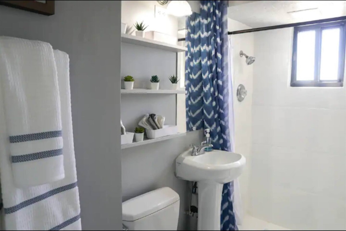 Hallway 3rd full bathroom.
