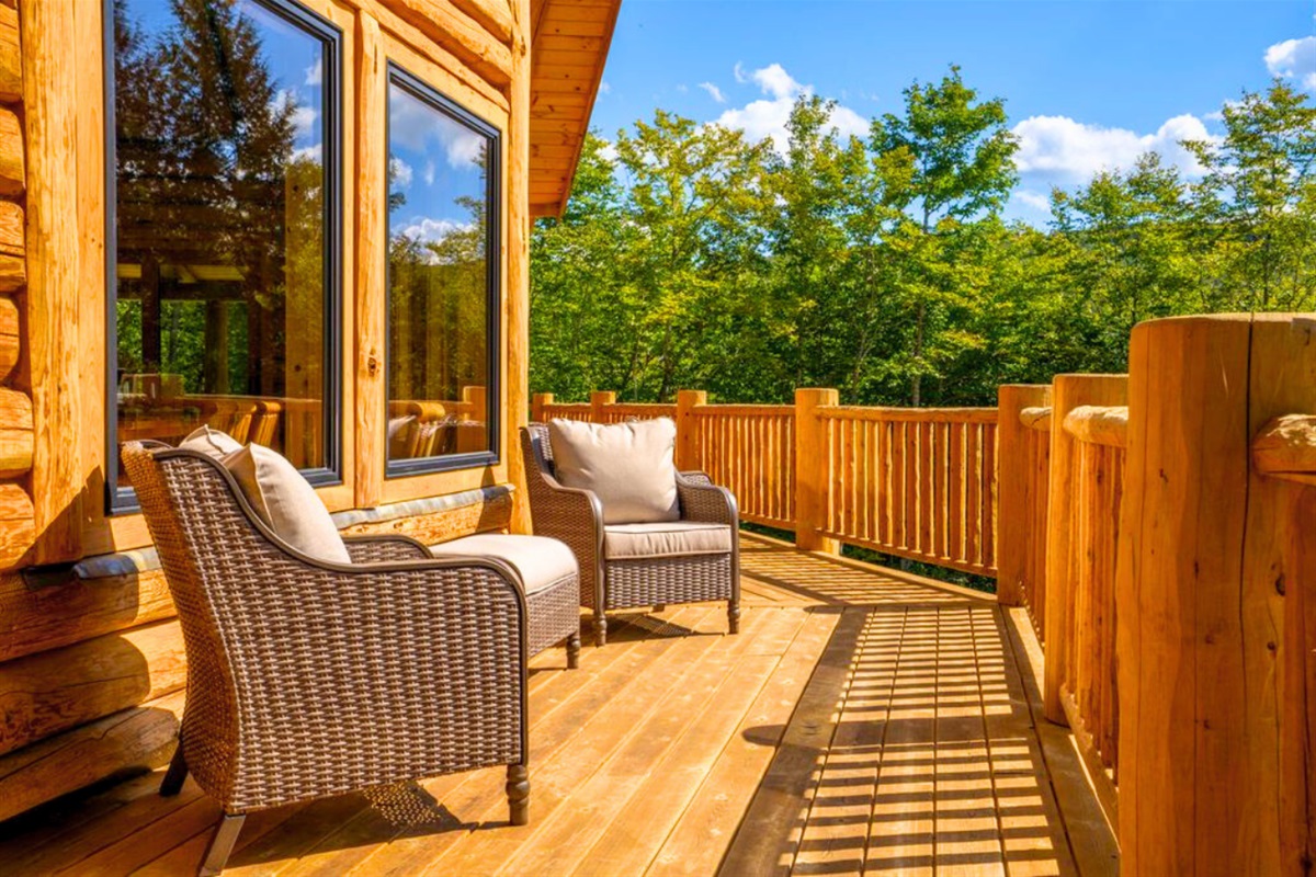 Enjoy fresh air from your patio seats.