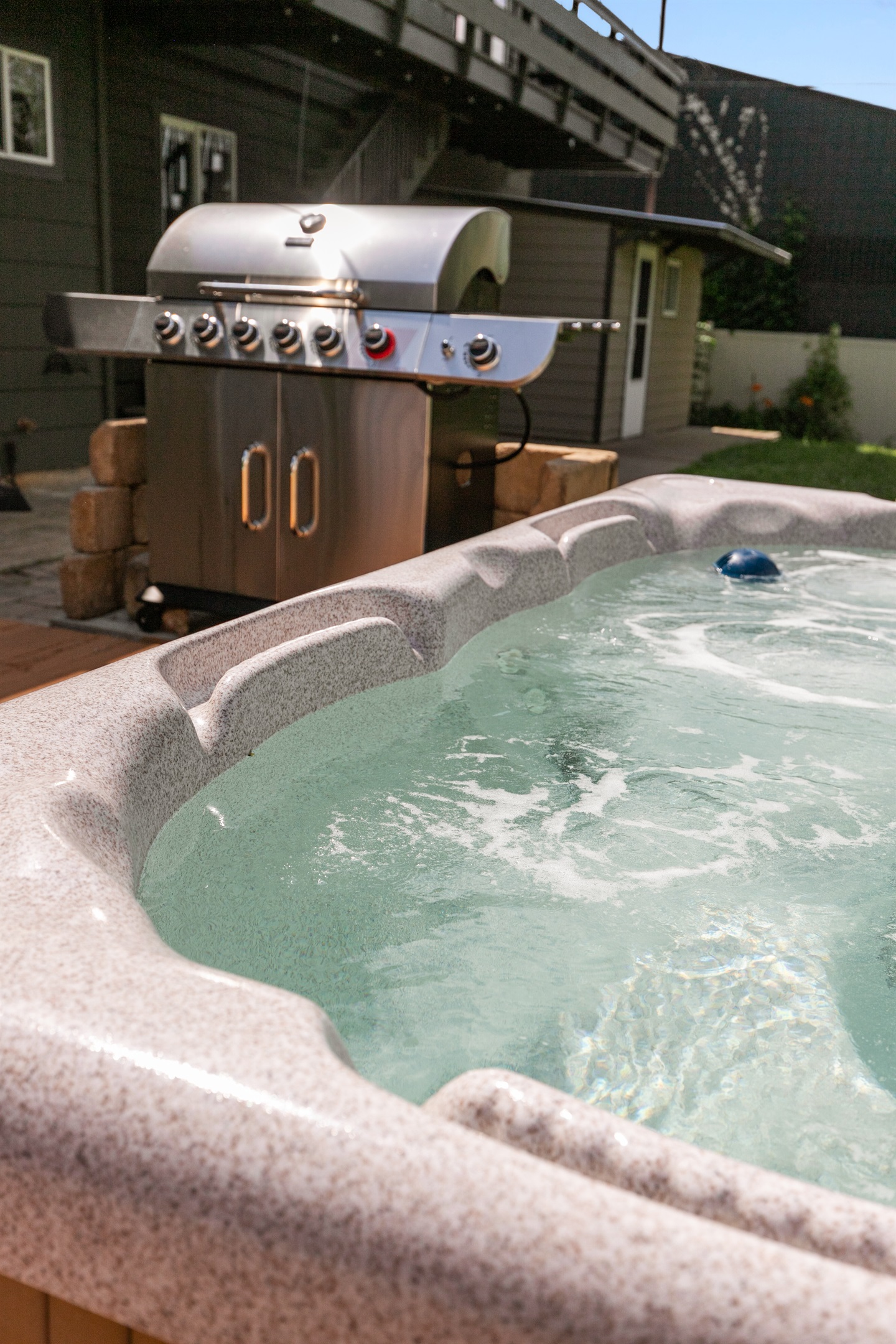 Fire up the gas grill and enjoy cooking outdoors, the perfect way to bring everyone together for a delicious meal.