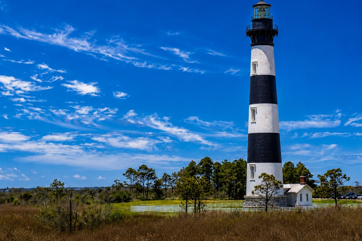 Admiral's Watch OBX — Bodie Island Lighthouse view