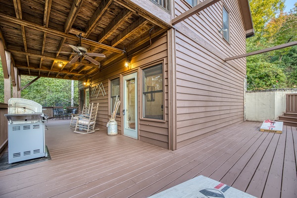 Plenty of outdoor decks