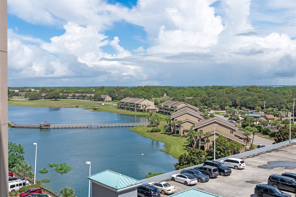 View from the back of the condo!