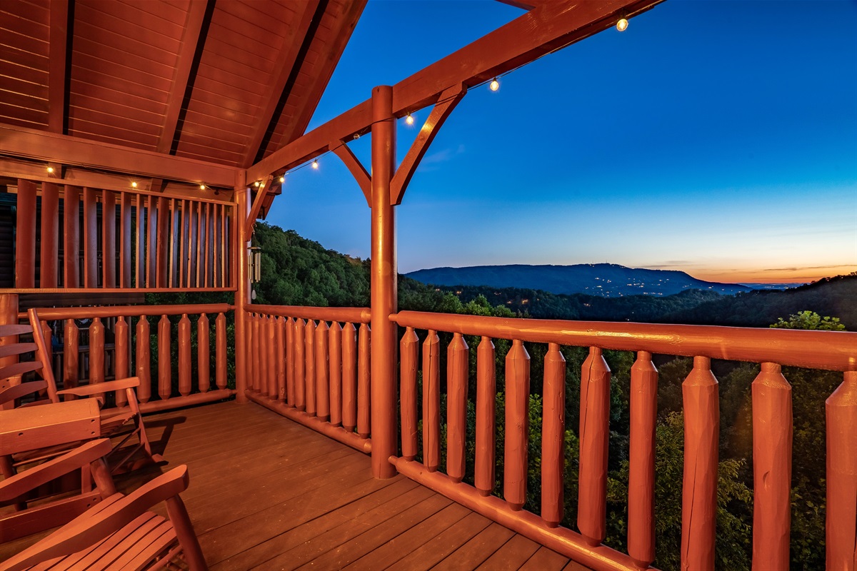 Sunset views from the porch