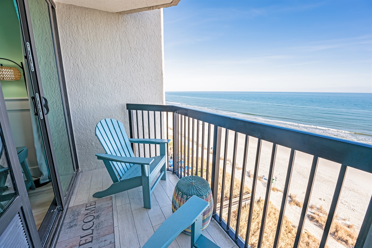 Amazing View from the Balcony!