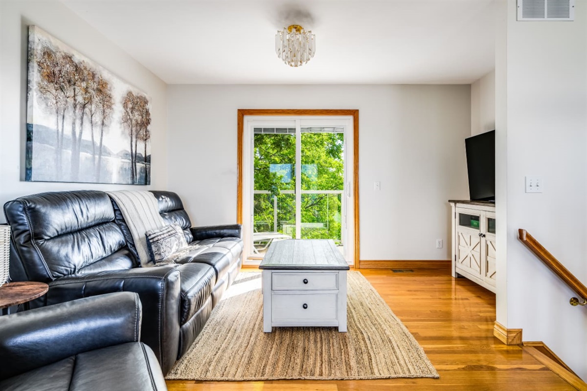 3rd Floor Living Area with Lakeview Terrace