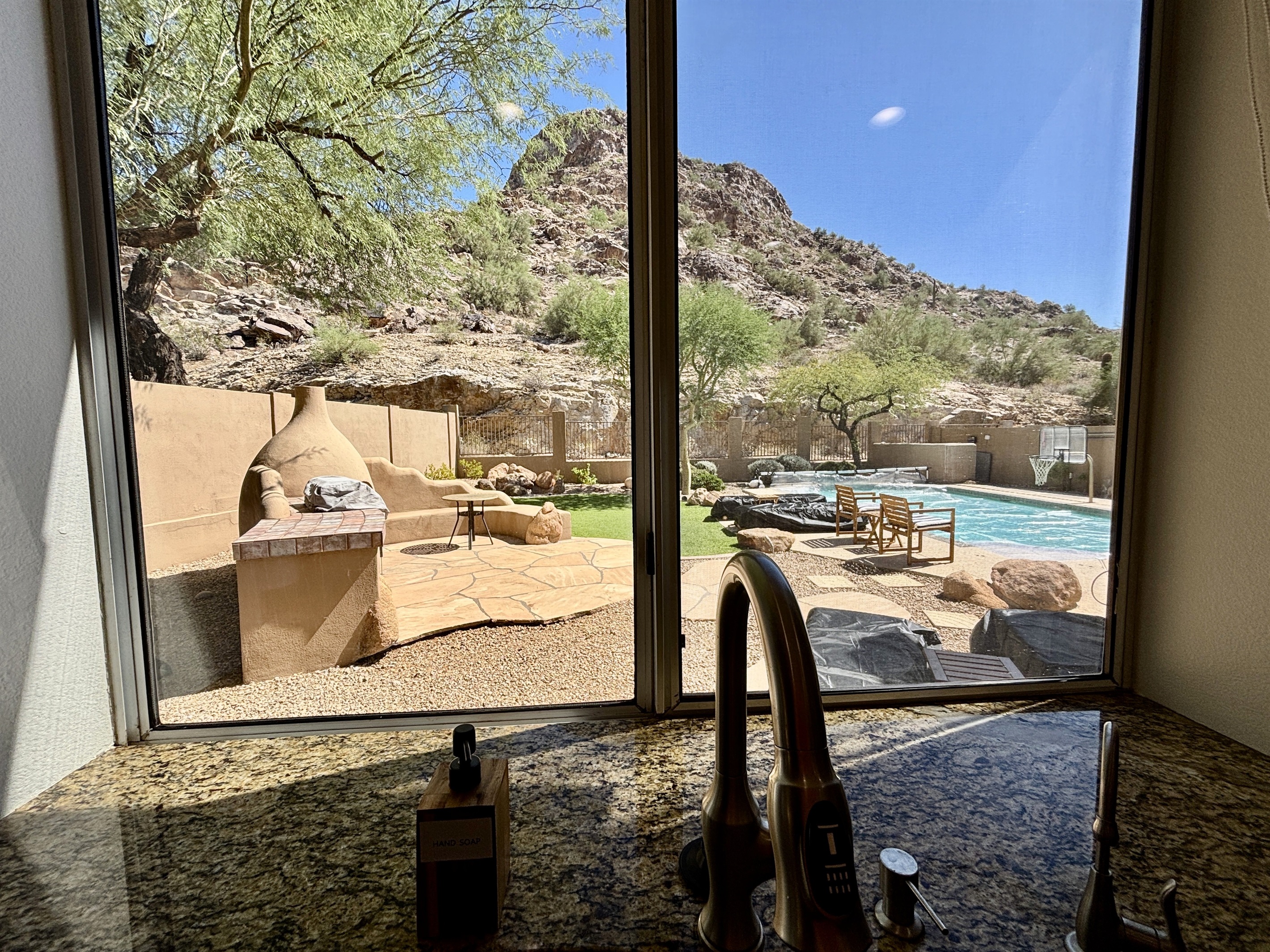 View from kitchen window