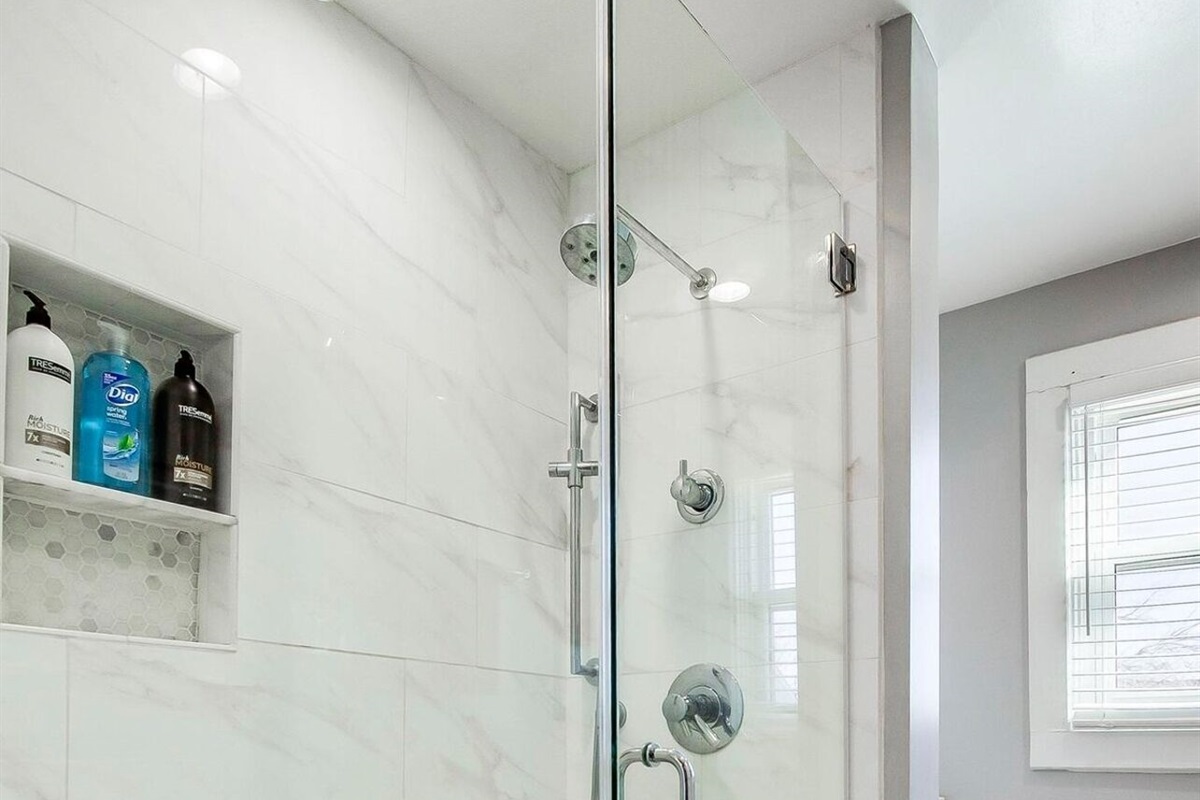 2nd Floor Full Bathroom with walk-in shower