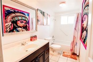 A bathroom so clean it gleams, transforming everyday routines into moments of pure refreshment.