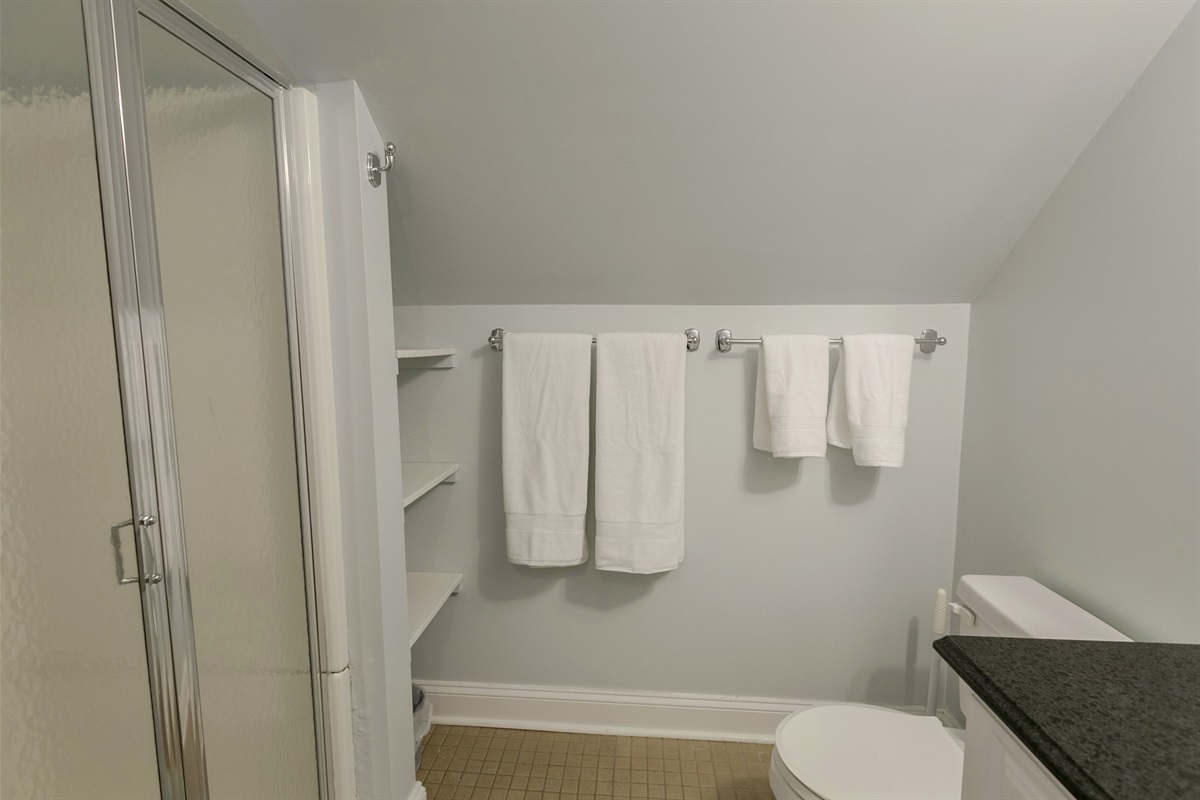 Second Floor bathroom with shower 