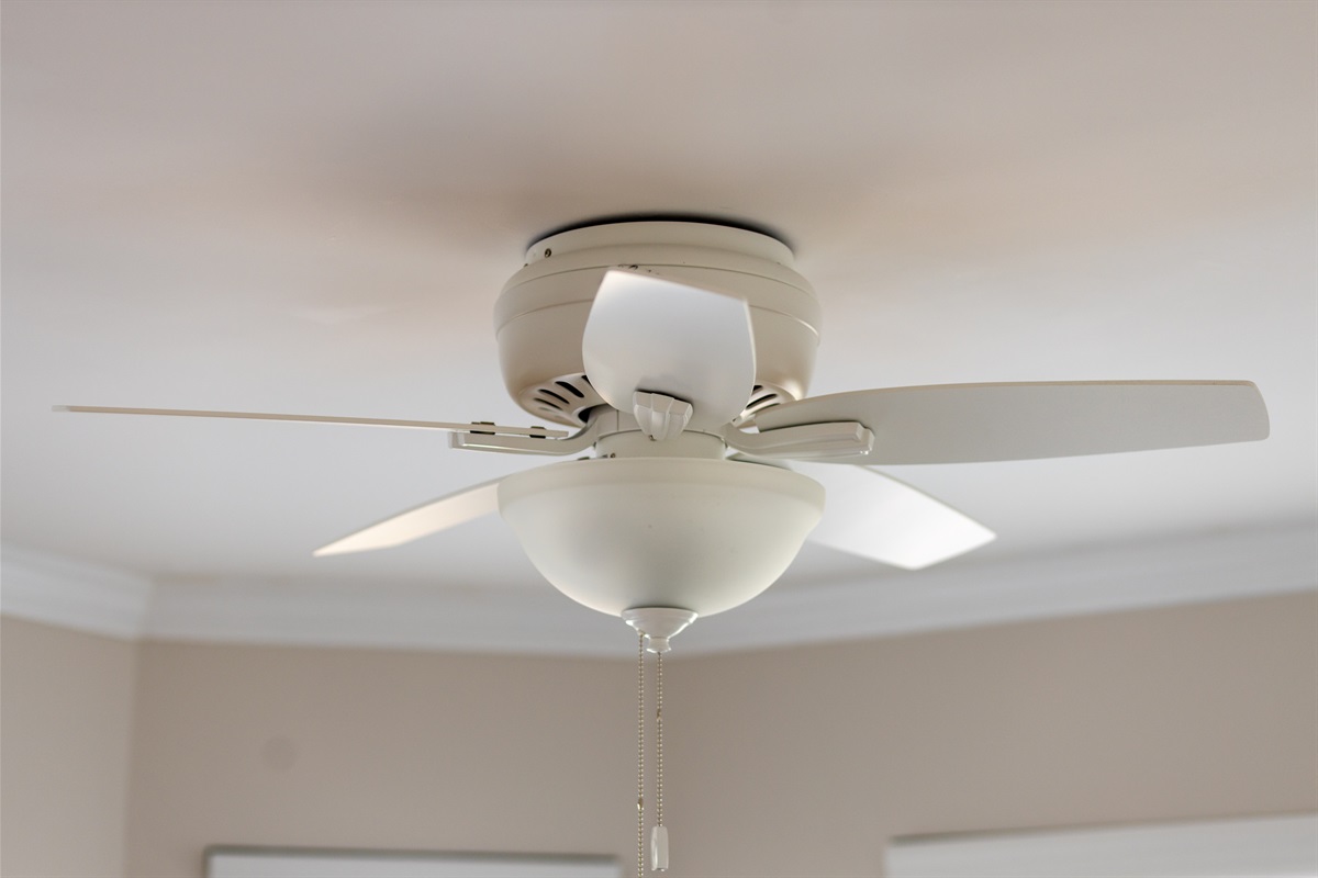 Ceiling fans in all rooms