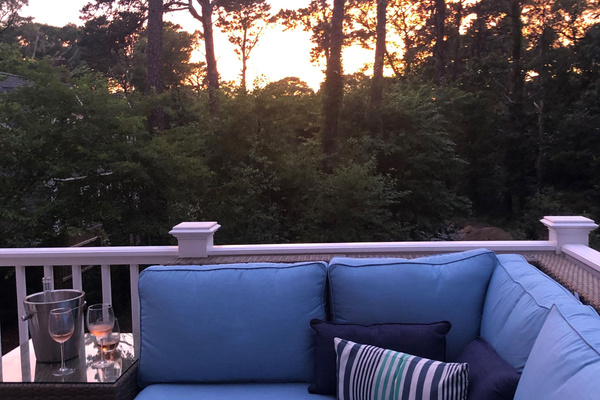 Sunset from the back deck