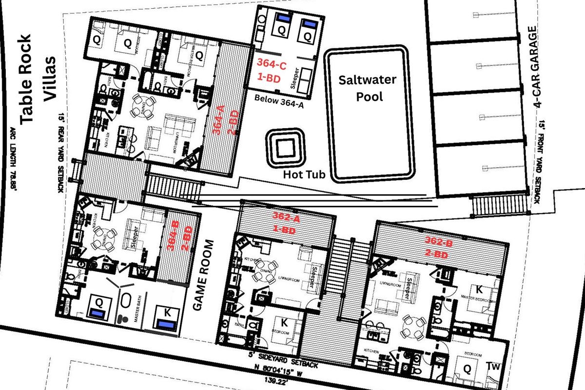 Villa Layout & Bed Count