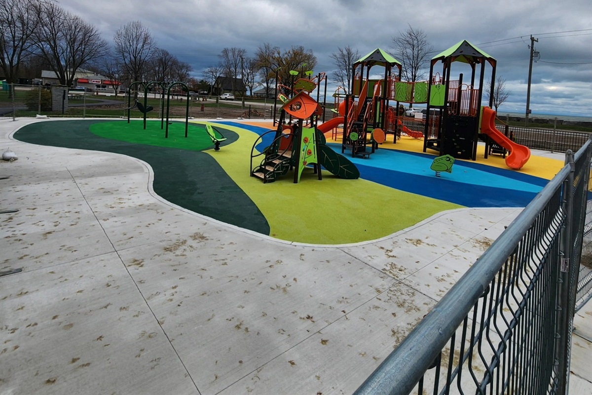 Mersea Park and Splash Pad is just across the street!