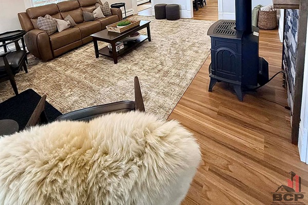 Warm and inviting living room
