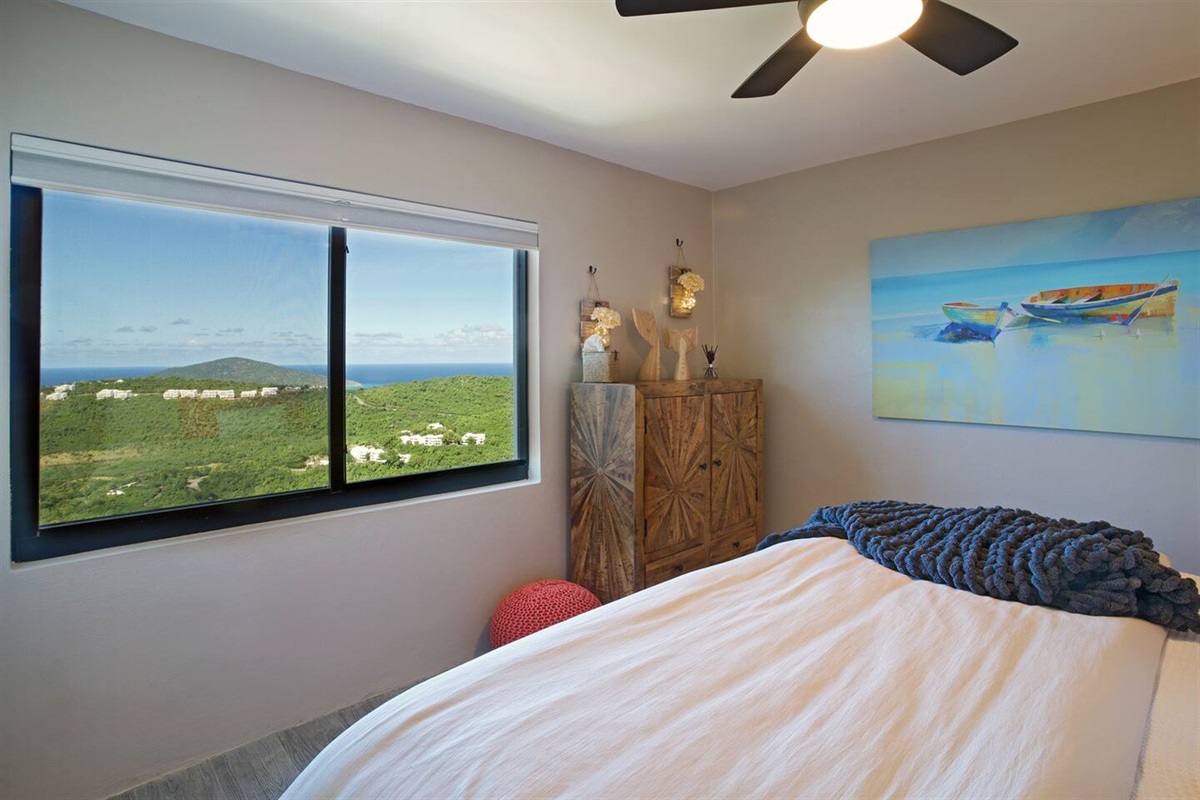 Wake up to ocean views from the comfort of your plush bed.