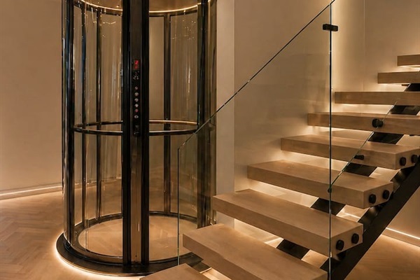 Elevator services all 5 floors