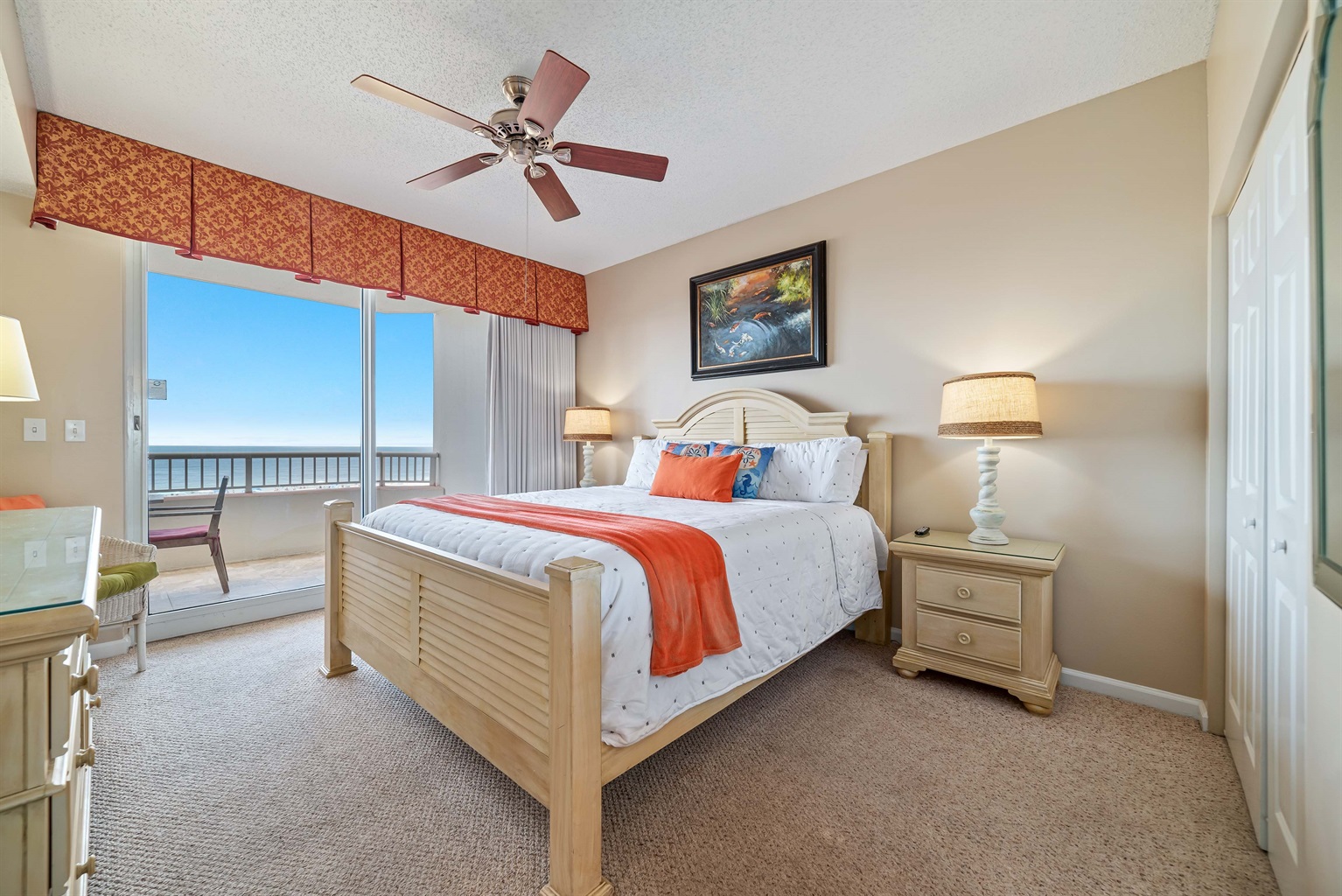 The combination of natural materials, subtle coastal accents, and abundant natural light creates a warm and welcoming ambiance.