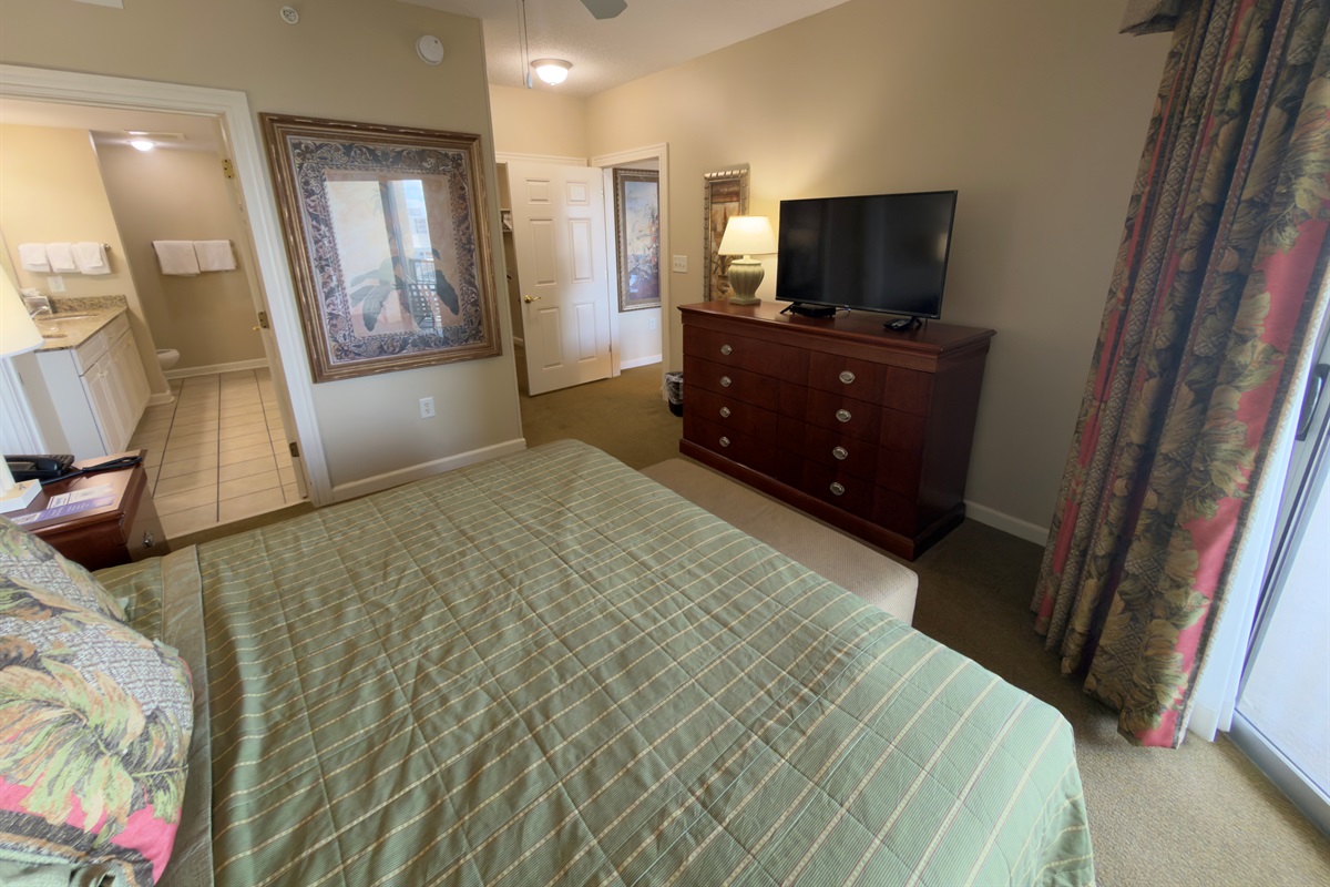 King Bed In Main Bedroom