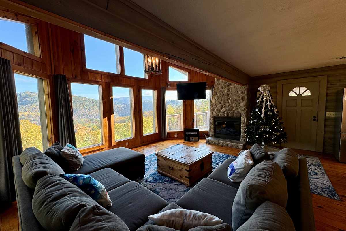 CHRISTMAS FAMILY ROOM VIEW