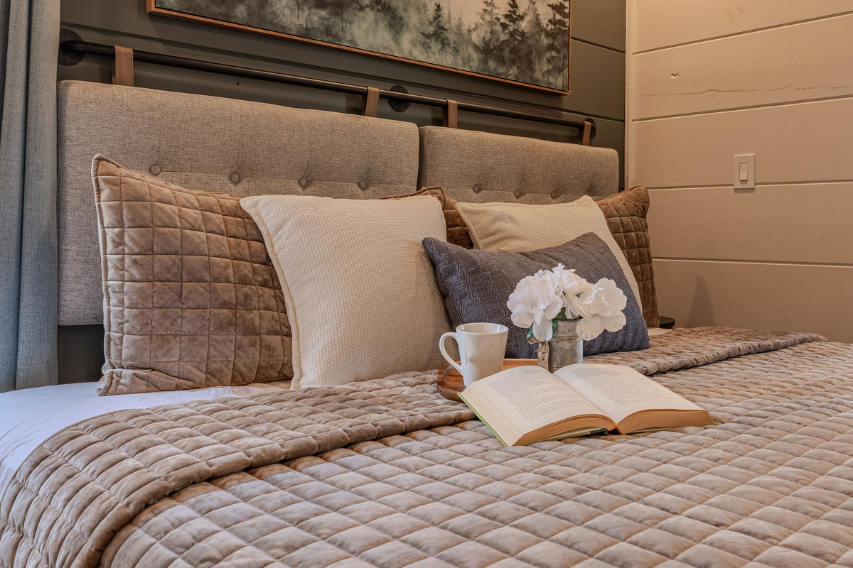 Recharge in this main level master suite.