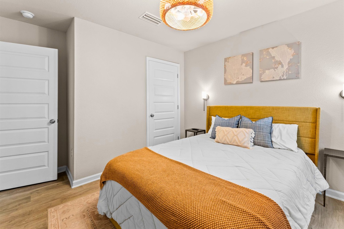 Another view highlights the clean design, soft lighting, and relaxed feel that makes the space feel inviting.