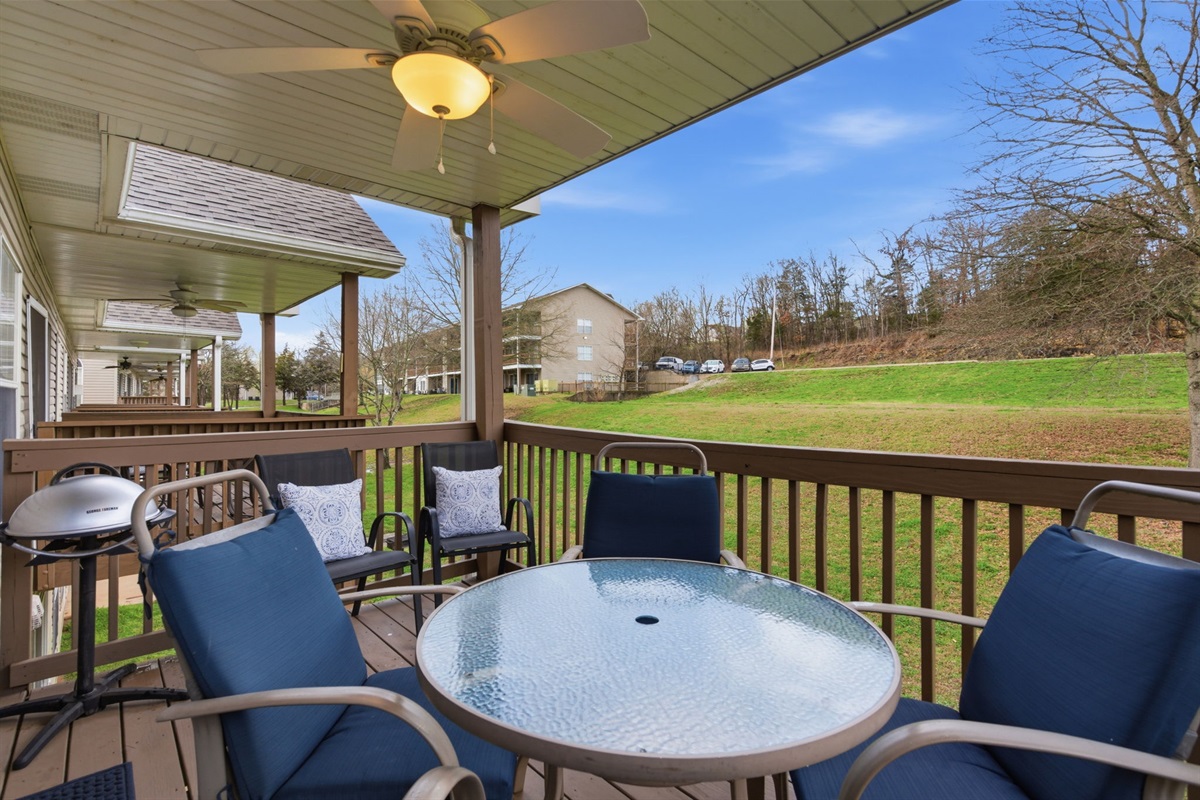End your day in style and soak in the beauty of your surroundings from your own private deck.