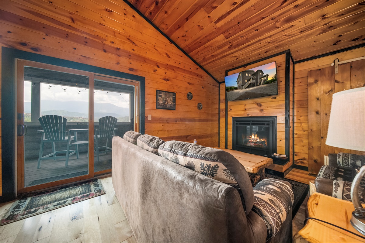 All T/V's are large screen. All fireplaces are gas. All furniture is real wood.