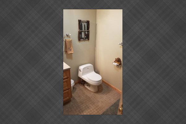 Bathroom with standup shower