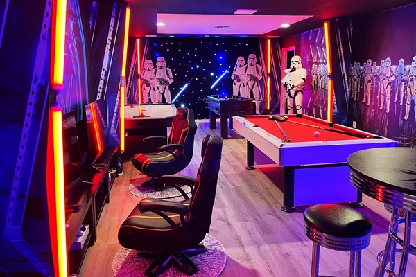 Star Wars Theme Game Room