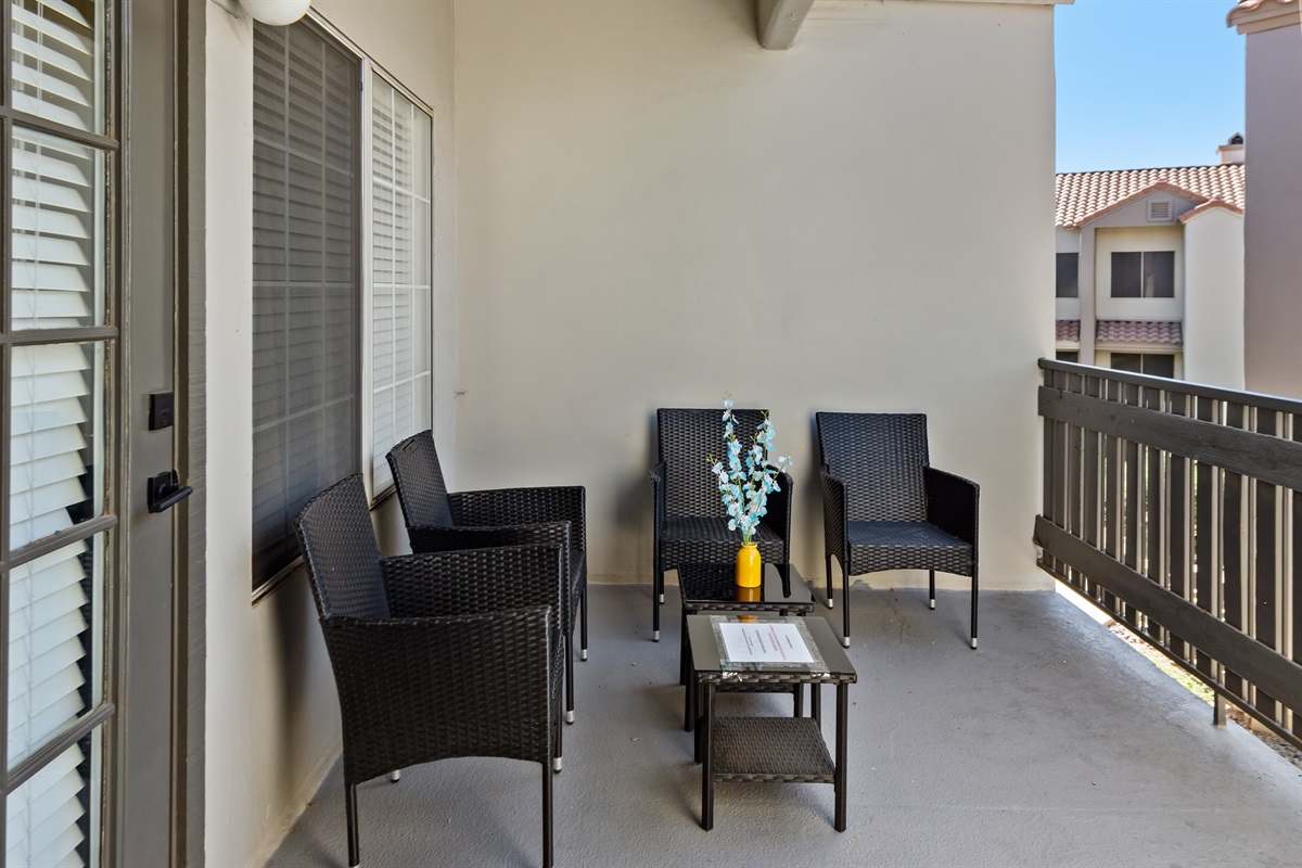 Enjoy outdoor living with plenty of space to unwind