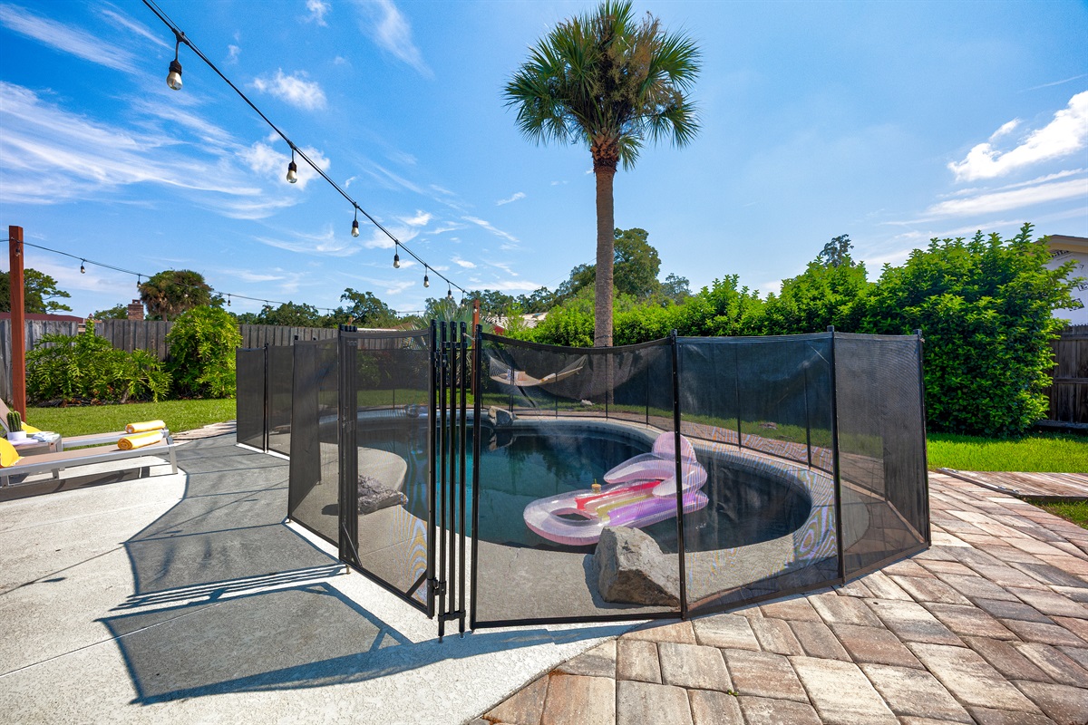 Safety fence available upon request