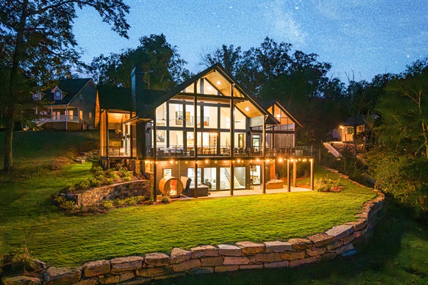 Evenings glow from inside out.