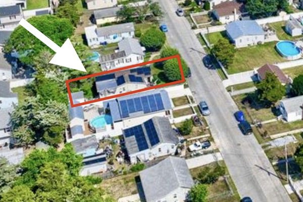 3 min 45 second walk from the front door to toes in the sand! No cross street which makes it a breeze to walk to. 