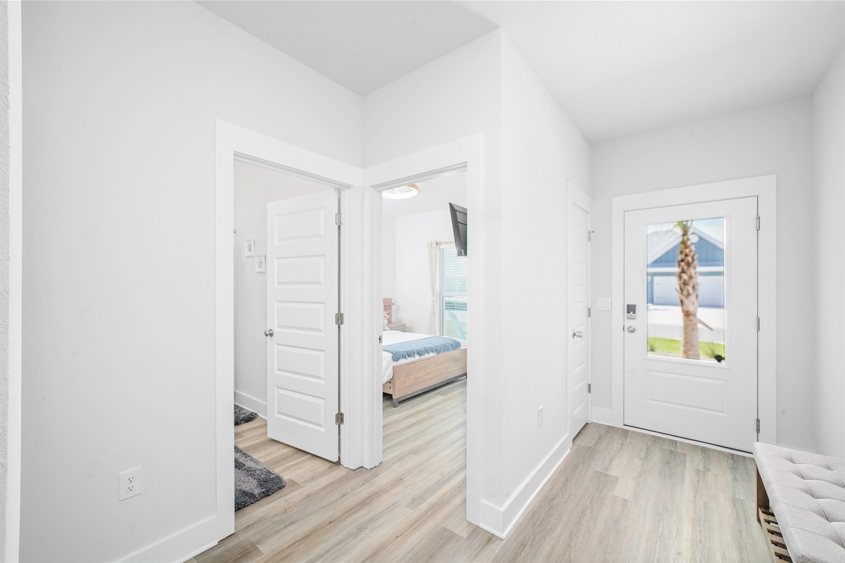 beautifully designed entry space.