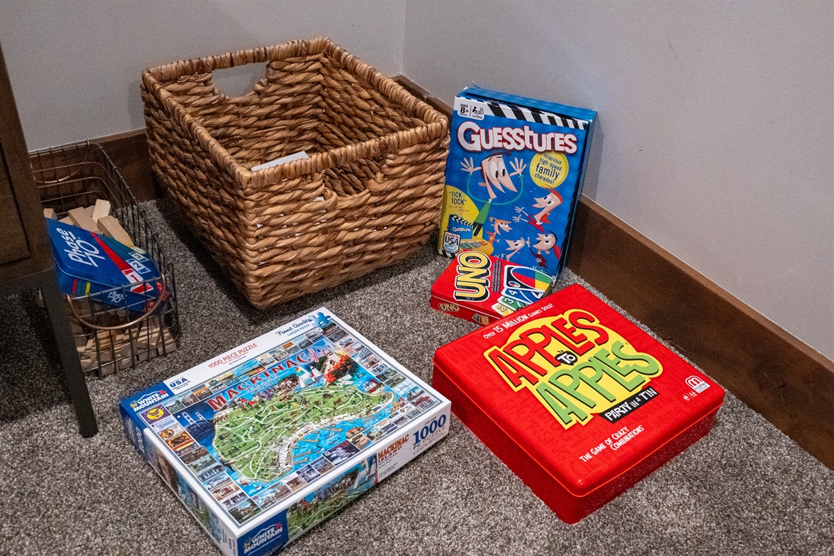 Selection of games for family fun and entertainment