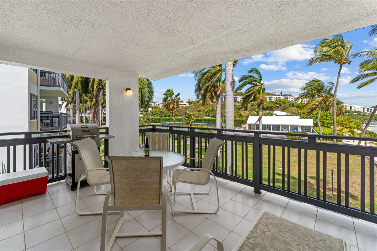 Morning coffee with unforgettable views.