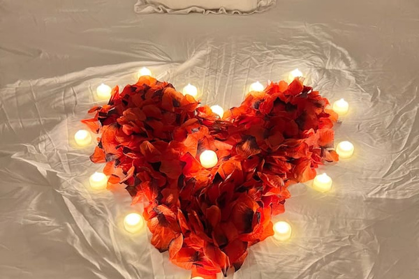 Romantic setup available inquire with host 