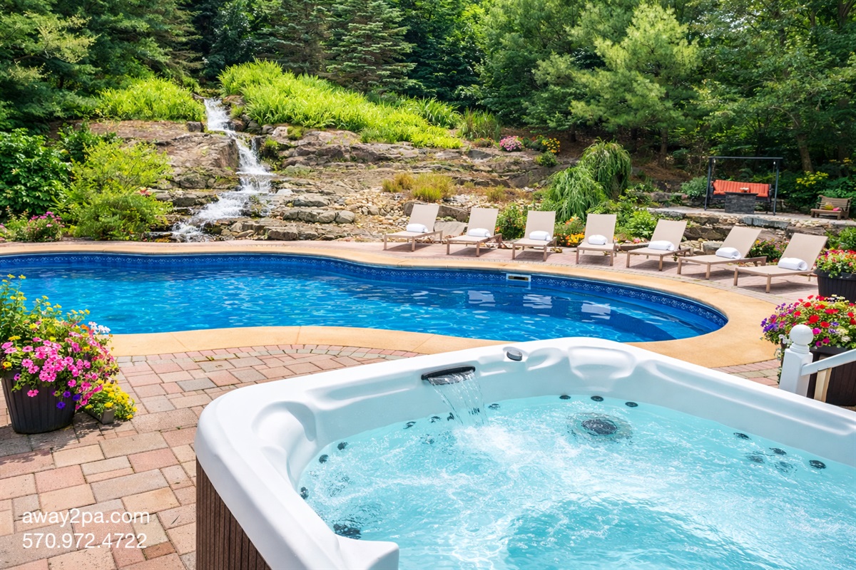 Amazing backyard setting