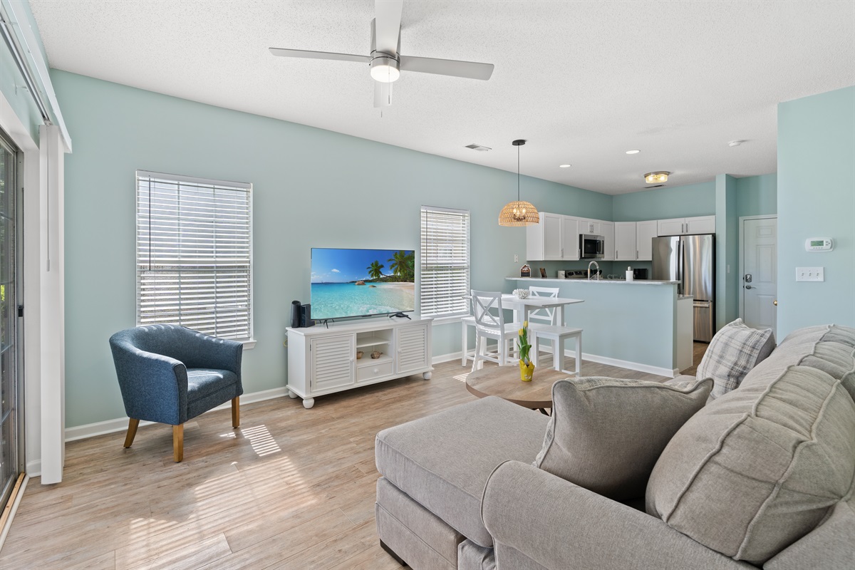 Plenty of seating in the Living Room