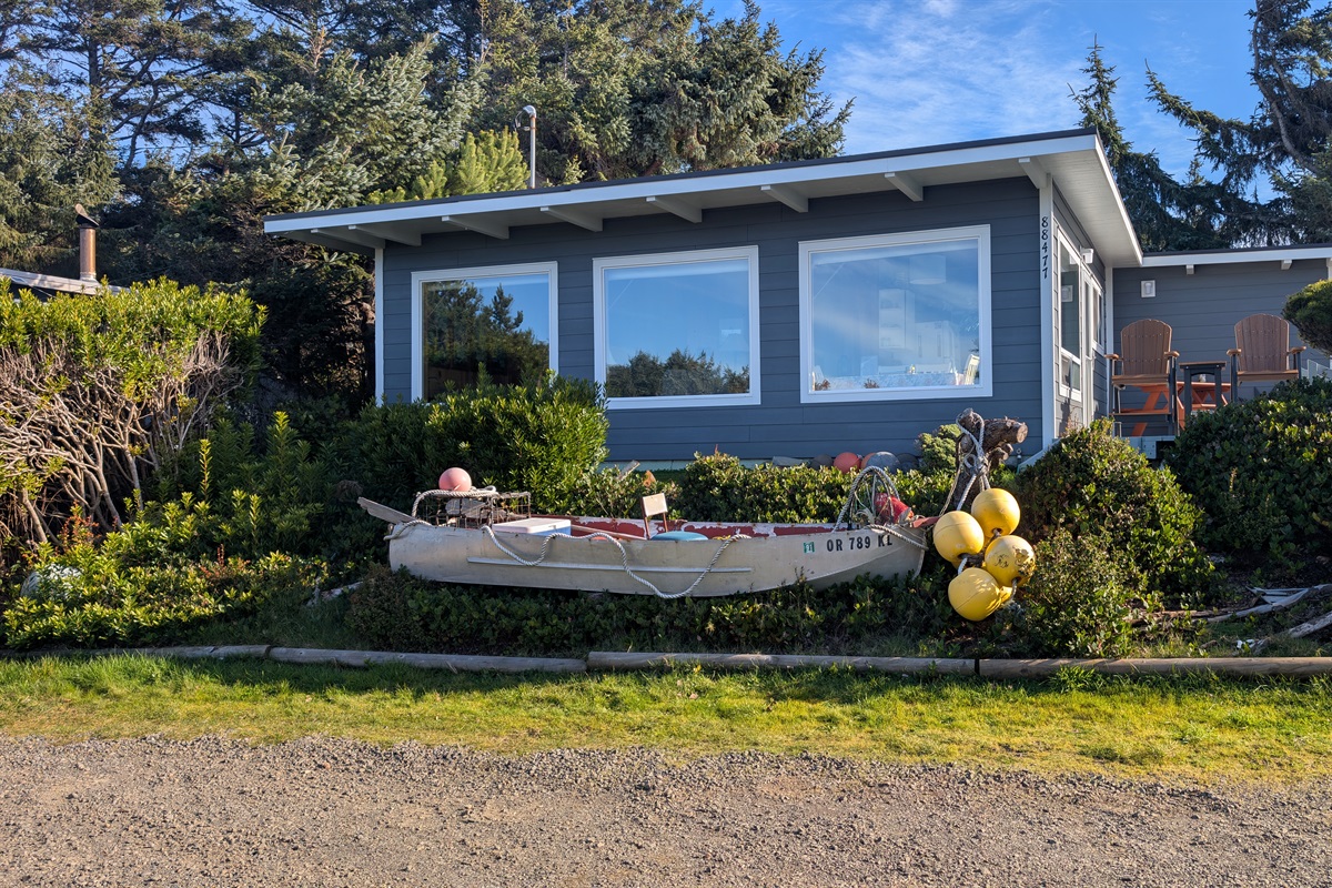 driftwood Heights front yard.