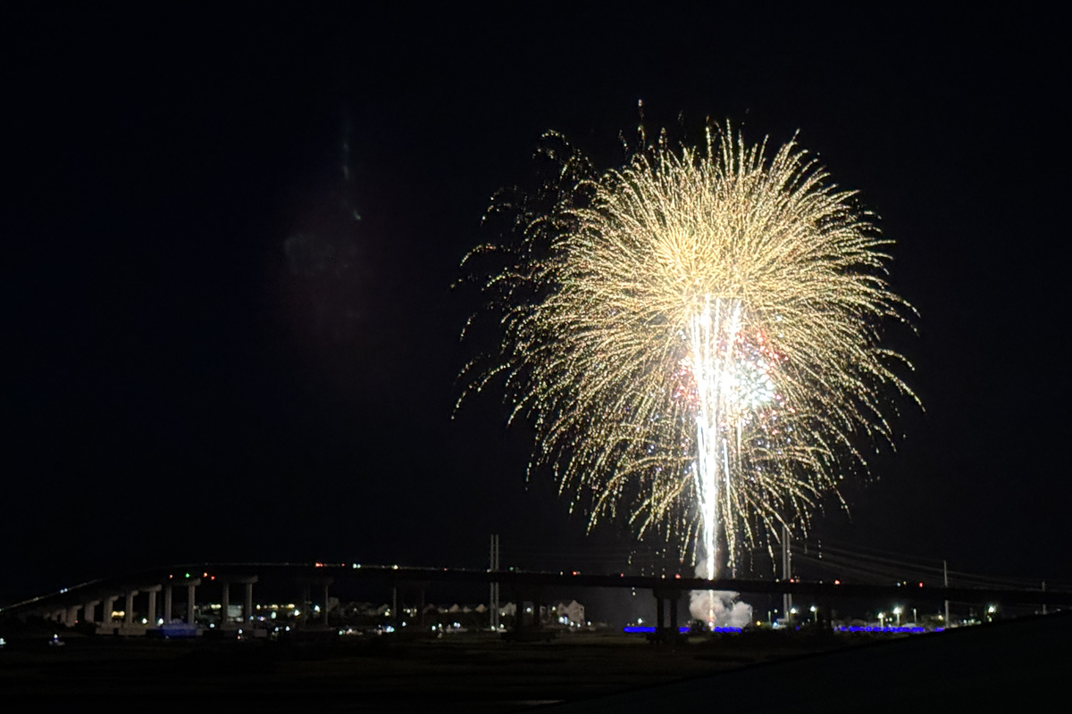 4th of July fireworks are very special from this home!