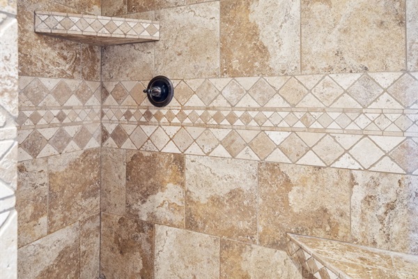 Master shower