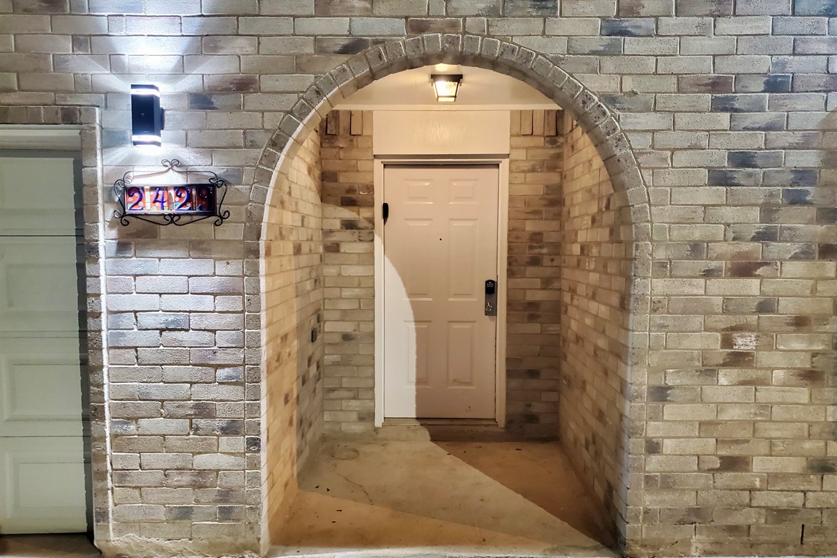 Entrance to the home