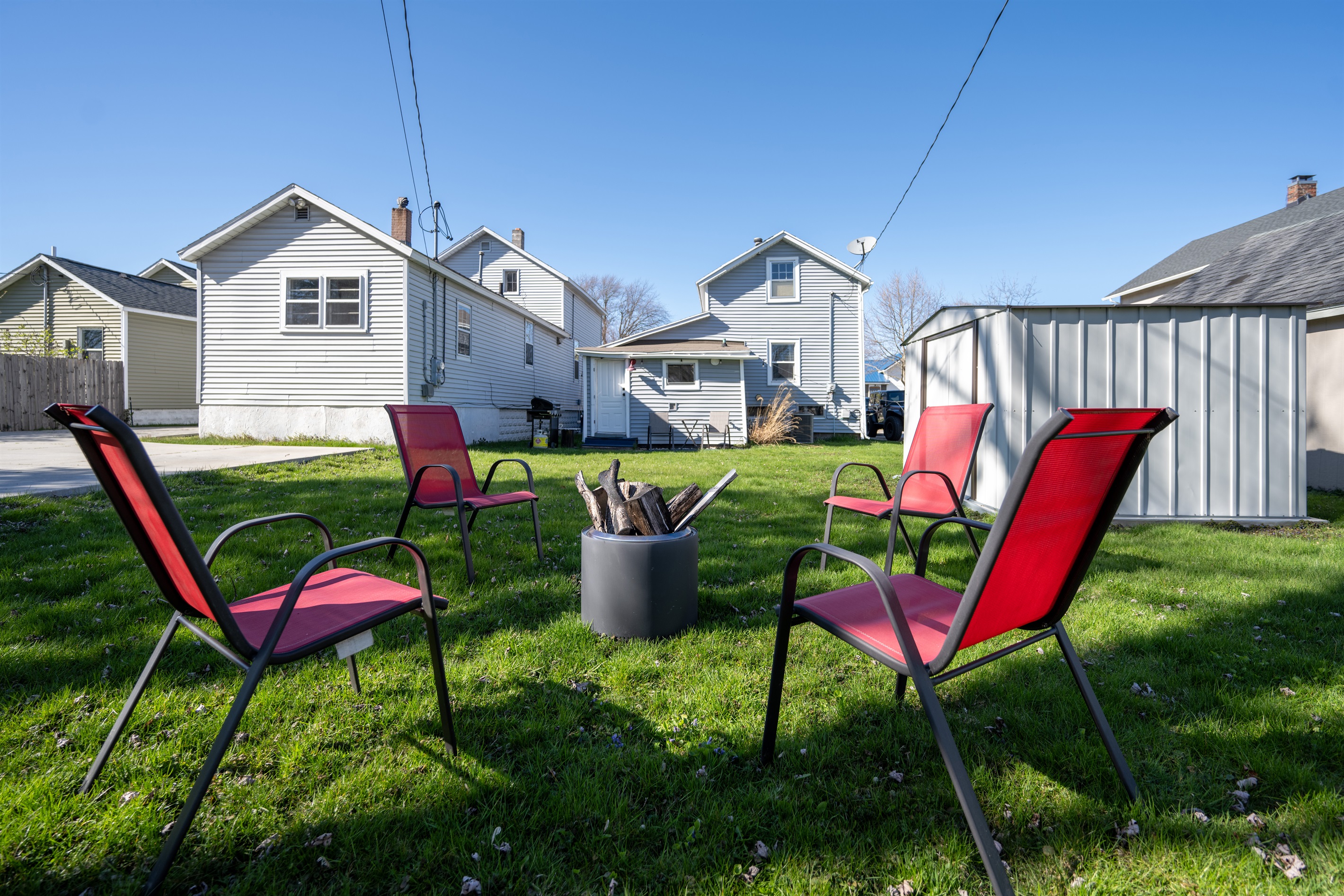 Solo Stove fire pit for gathering after a soak