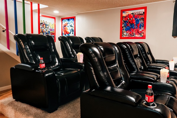 Sit Back and Relax: Your Personal Seat in the Ultimate Theater Room Experience 🎥🍿