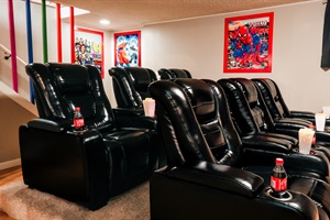 Sit Back and Relax: Your Personal Seat in the Ultimate Theater Room Experience 🎥🍿
