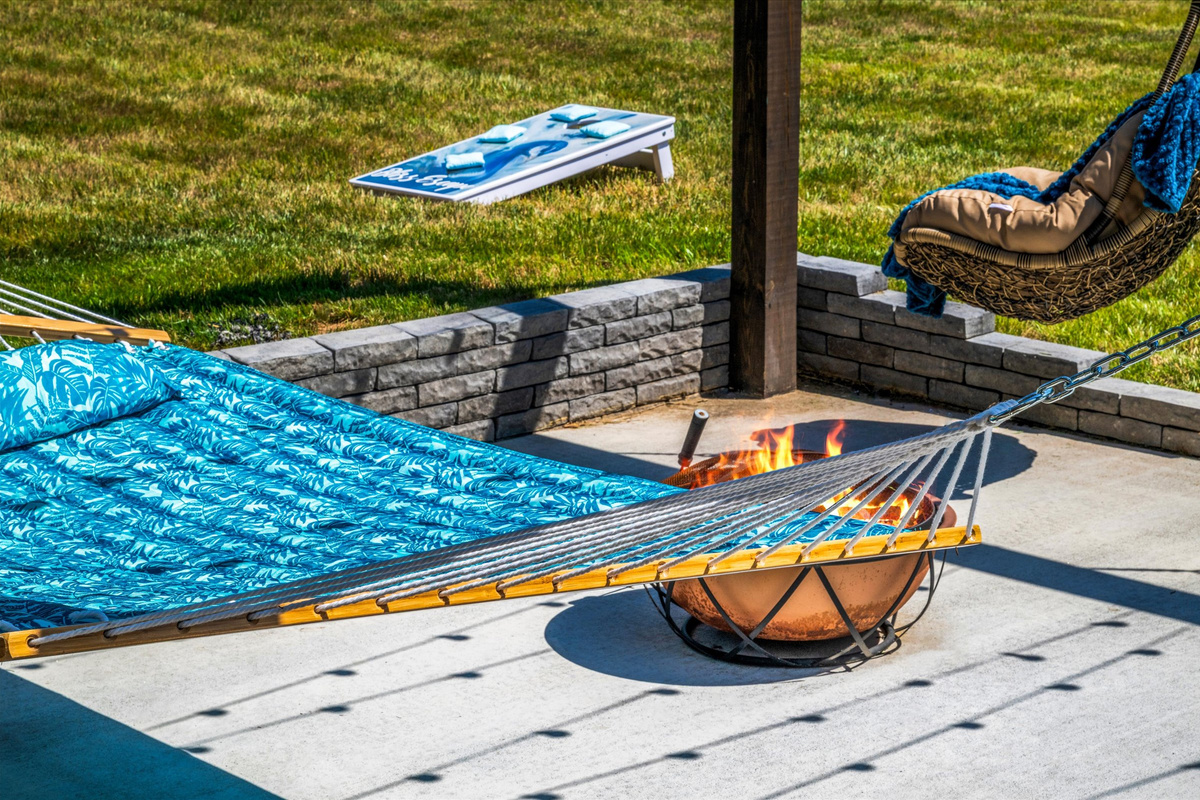 Gather around the fire pit, roast marshmallows, and enjoy the simple pleasures that vacations should be made of.