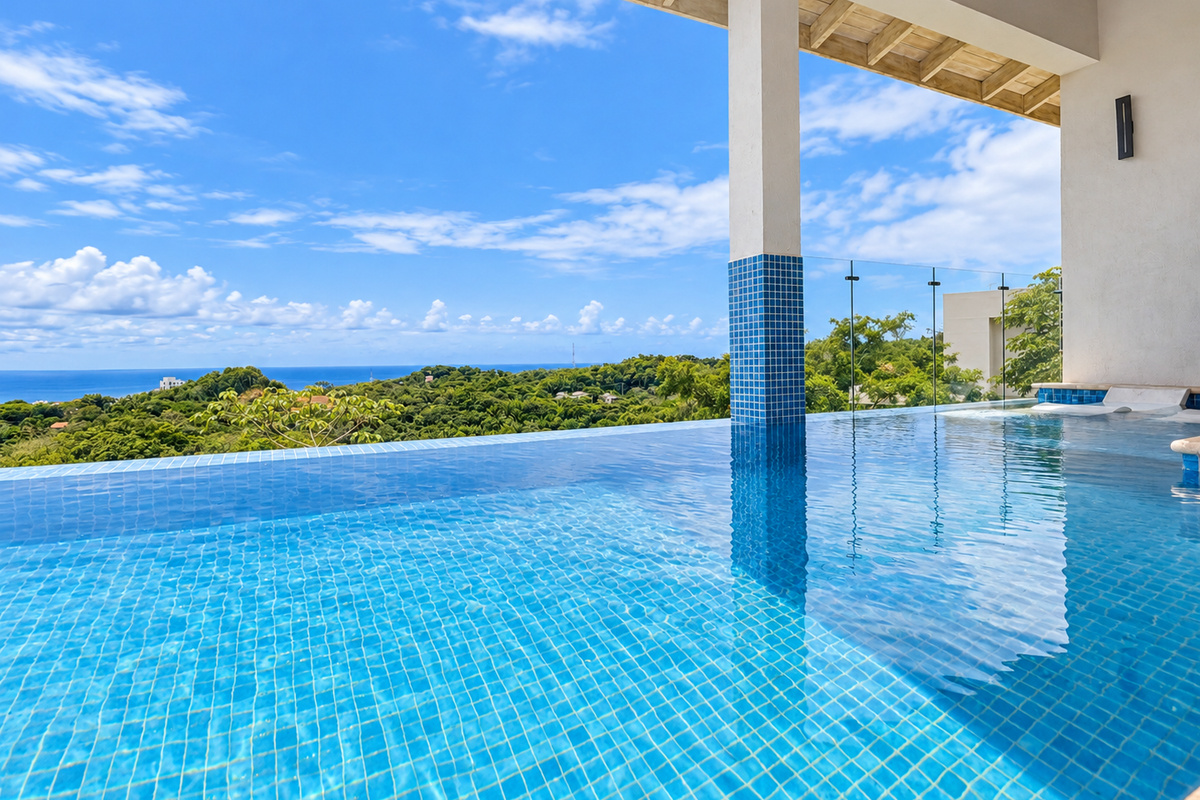 Patio and pool area